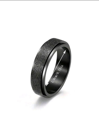 Name : 4pcs Set Black Embossed Design Ring