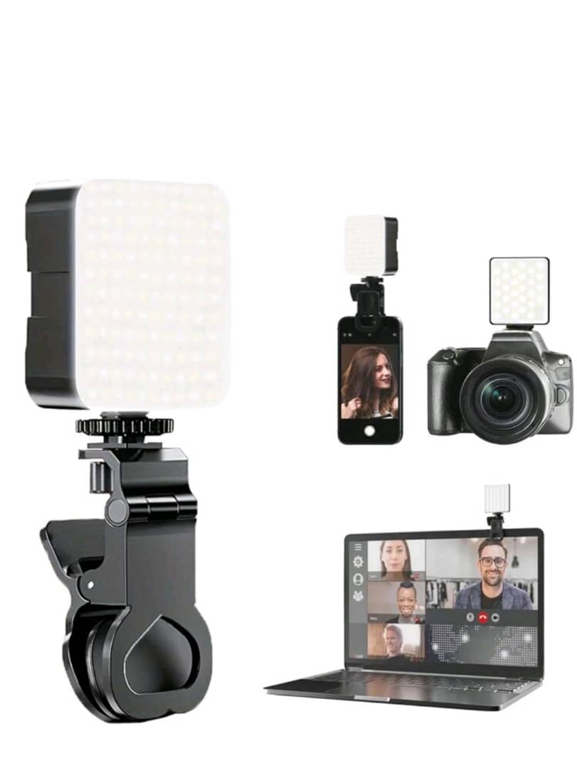 Name : Portable Mini Clip On Fill Light, Selfie Ring Light