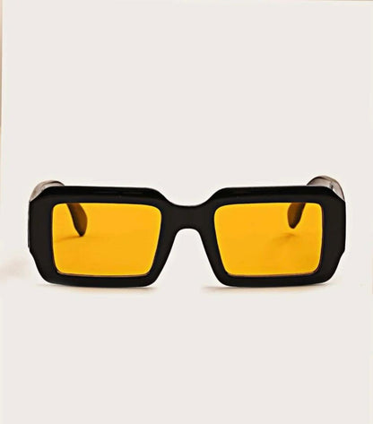 1pc Unisex Pc Frame Square Decorative Glasses Street