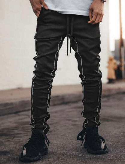 Name :Manfinity LEGND Men Contrast Piping Drawstring Waist Sweetpants