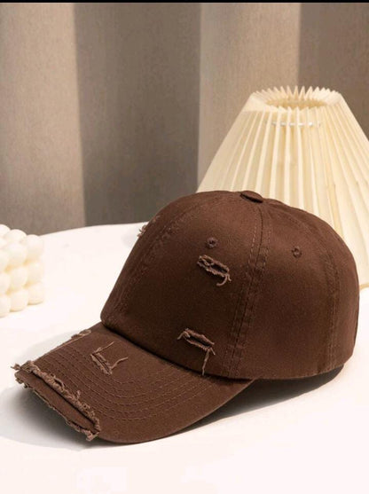 1pc Distressed Washed Baseball Cap For Casual Fashion Street