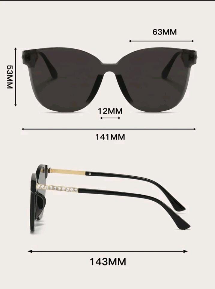 1pair Classic Lens Sunglasses For Outdoor Elegant Sunglasses Beach Sun Glasses