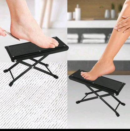 Pedicure Foot Rest Stand, Beauty Footrest for Pedicures, Toenail Care Stand with Non-Slip Rubber, Adjustable Foot Pedal, Pedicure Foot Stand for Home Foot Spa