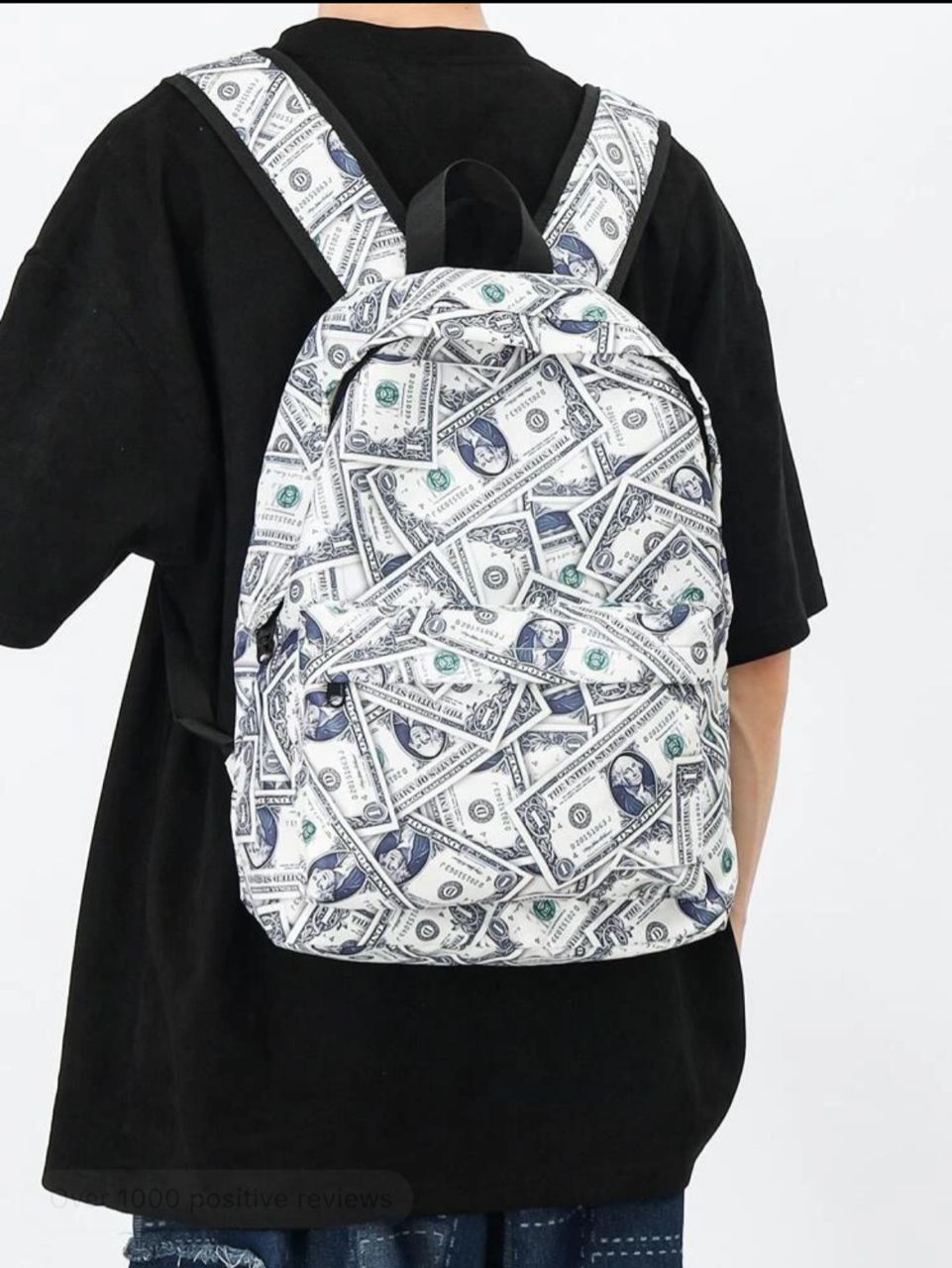 Men Dollar Print Casual School Bag School Bags Schoolbag School Backpack For School Daypack Laptop Bag Computer Bag Bookbag Rucksack Shoulder Bag Travel Bag Sport Bag College Bag School Supplies High School Senior High School Student College Student