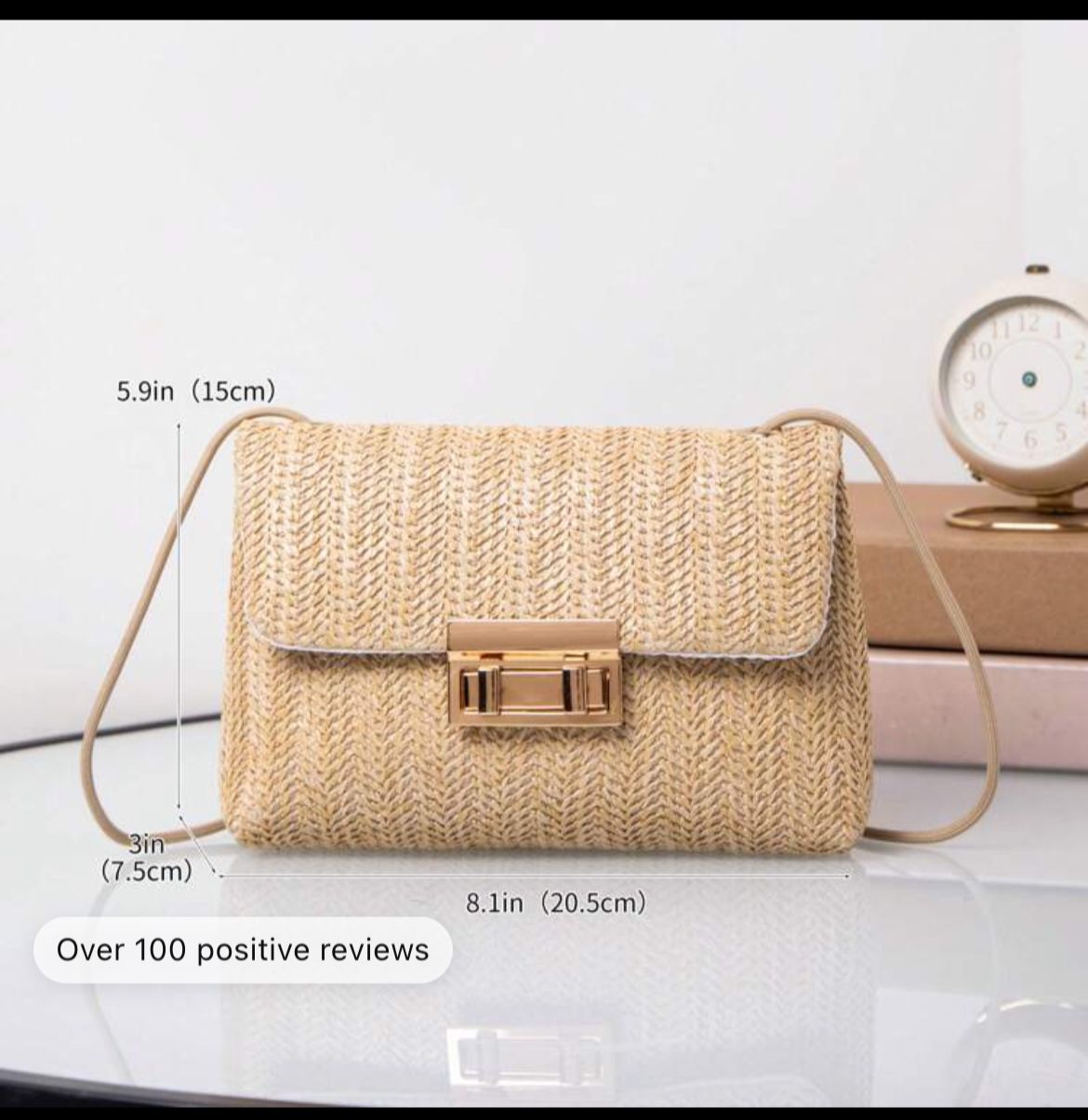 Fashionable Solid Color Woven Crossbody Bag, Perfect For Women' Daily Use