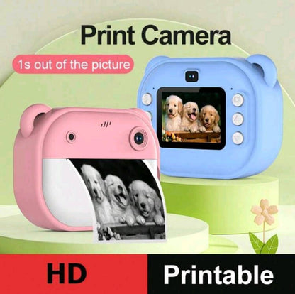 Instant Print Camera,  Print Photo Selfie Video Digital Camera With Paper Film,  Mini Learning Camera Gifts For Birthday Holiday Travel(No Memory Card But Can Be Printed Directly)





Color : Pink, Blue

Pr