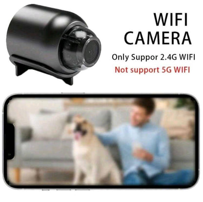 WiFi Home Security Camera - Baby/Pet/Senior Monitor, Motion Check, Wide Angle, Night Vision, Smartphone Control