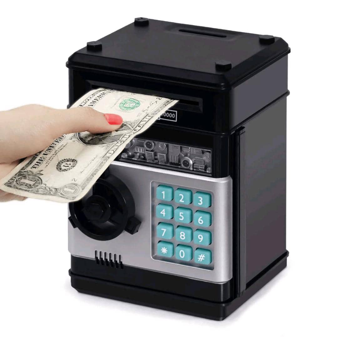 Piggy Bank Cash Coin Can ATM Bank Electronic Coin Money Bank Gift For Kids(Random Key Color)Some Parts Are Sent RandomSchool, Student,Stationery,School Supplies