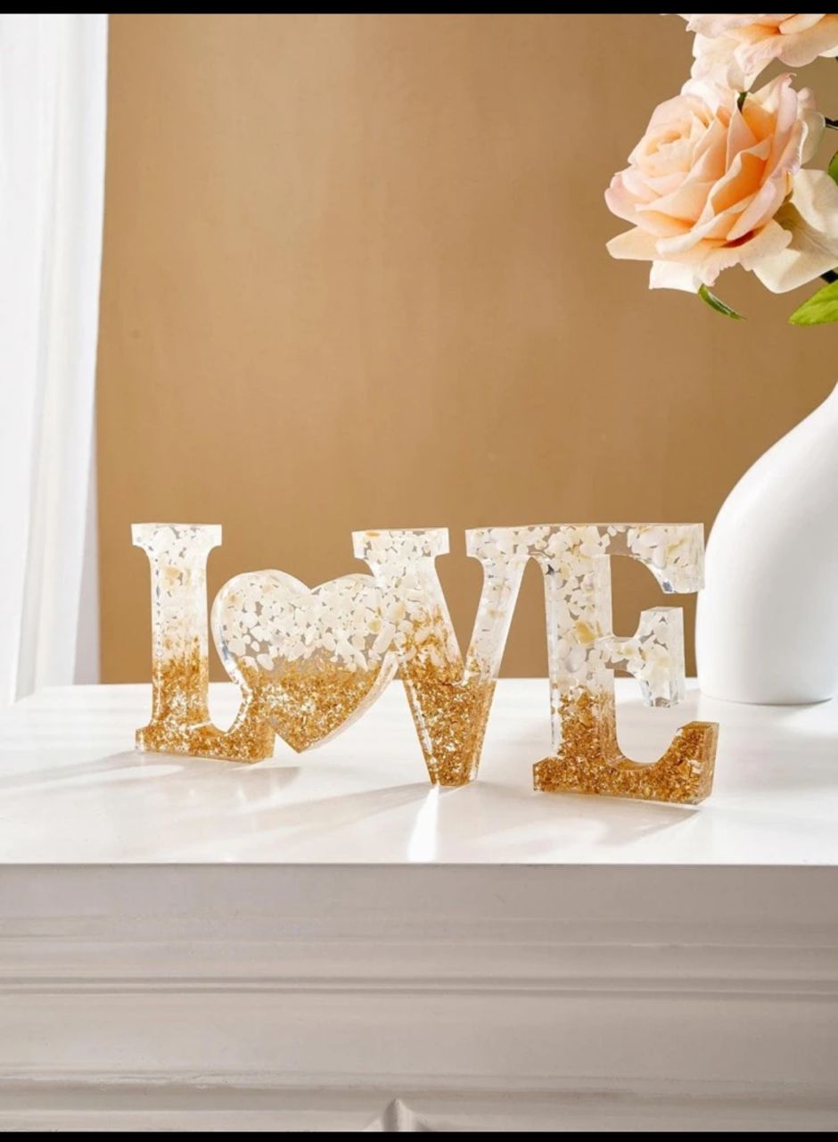 1pc Letter Design Decoration Craft