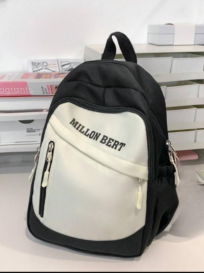 Fashionable Colorblock Casual Versatile Large Capacity Daily Commuting Travel Men Backpack School Backpack Back To School Students Book Bag School Bag For Books School Supplies