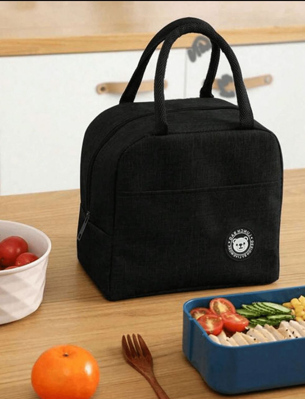 Multifunctional Rice Bag,Lunch Box Bag,Thermal Insulation Aluminum Film Bento Bag,Handbag,Suitable For Kitchen Picnic Activities Party Students Use Office Workers Can Also Be Used But As A Coin Storage Bag Makeup Bag Data Package Headphone Bag