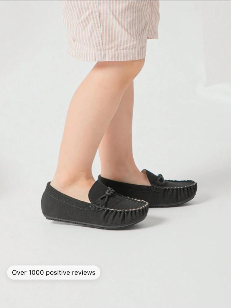 1pair Fashionable Boys' Outdoor Slip-On Loafers