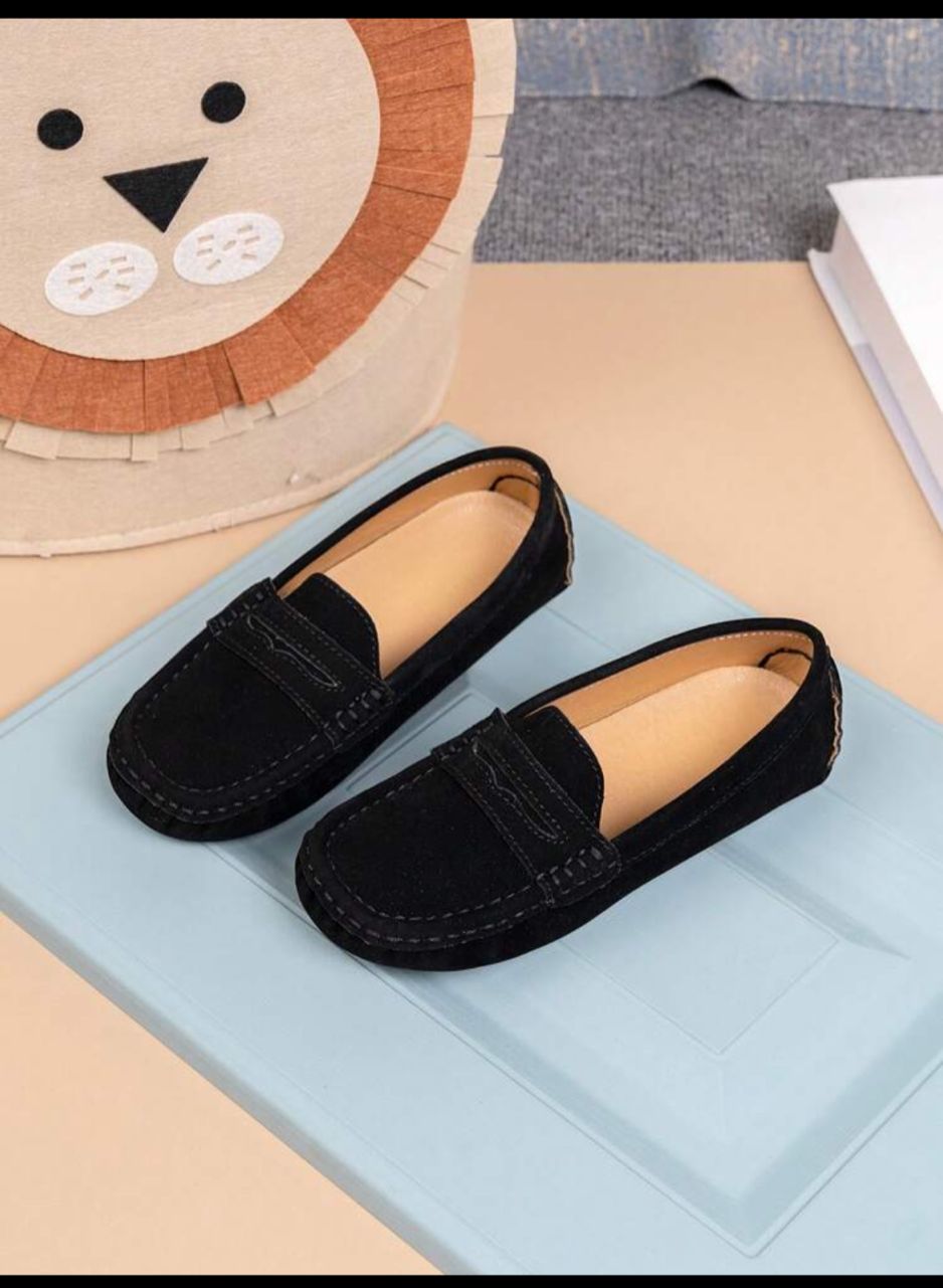 Children Spring/Autumn Loafers, Fashionable And Versatile Soft Shoes With Non-Slip Flat Sole, Suitable For Daily Wear, Dressing Up, Queue Performance, Multi-Scene Use, Back-To-School Season, Campus Students Shoes