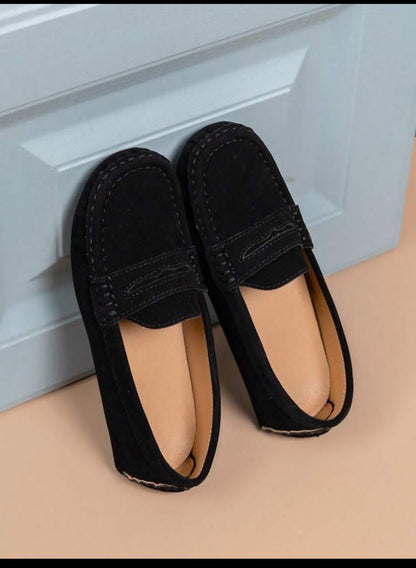 Children Spring/Autumn Loafers, Fashionable And Versatile Soft Shoes With Non-Slip Flat Sole, Suitable For Daily Wear, Dressing Up, Queue Performance, Multi-Scene Use, Back-To-School Season, Campus Students Shoes