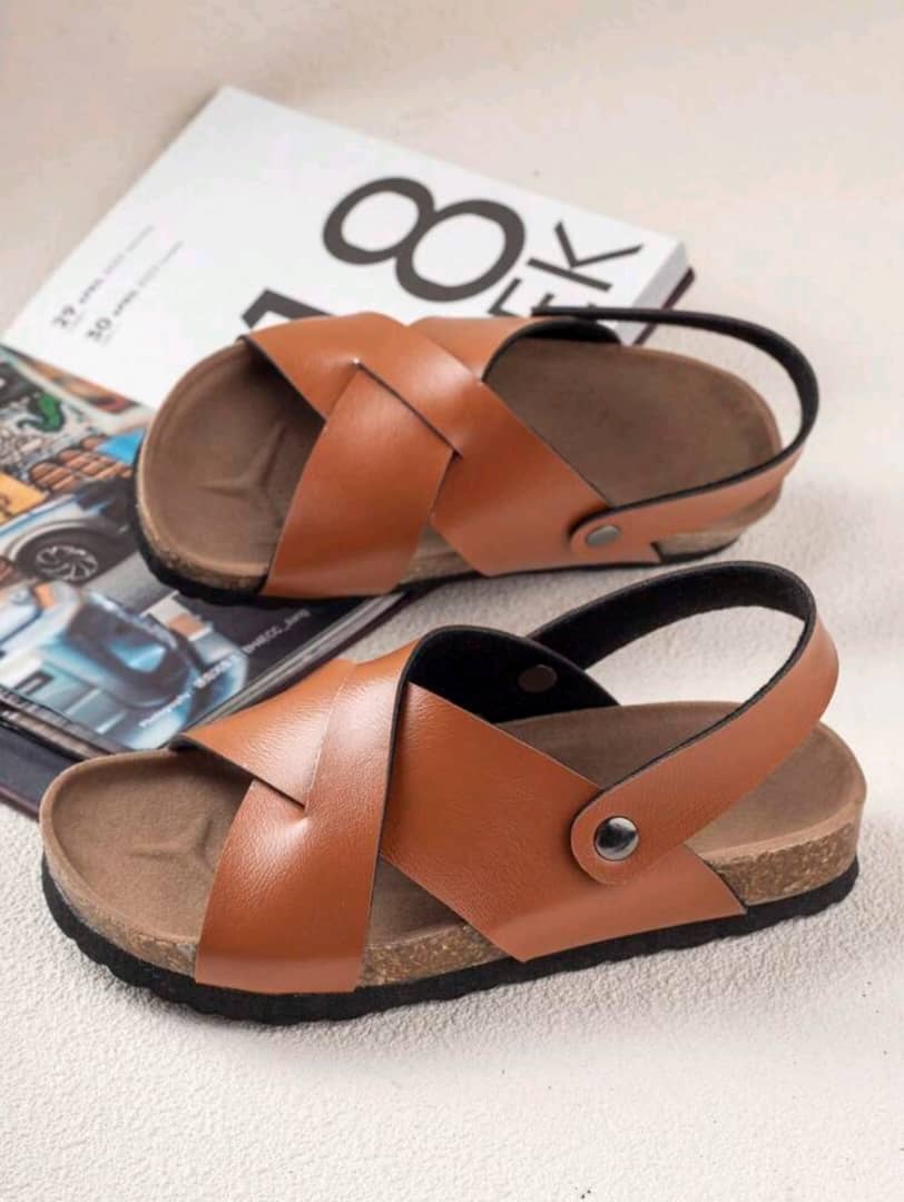 Boys Criss Cross Slingback Sandals For Outdoor