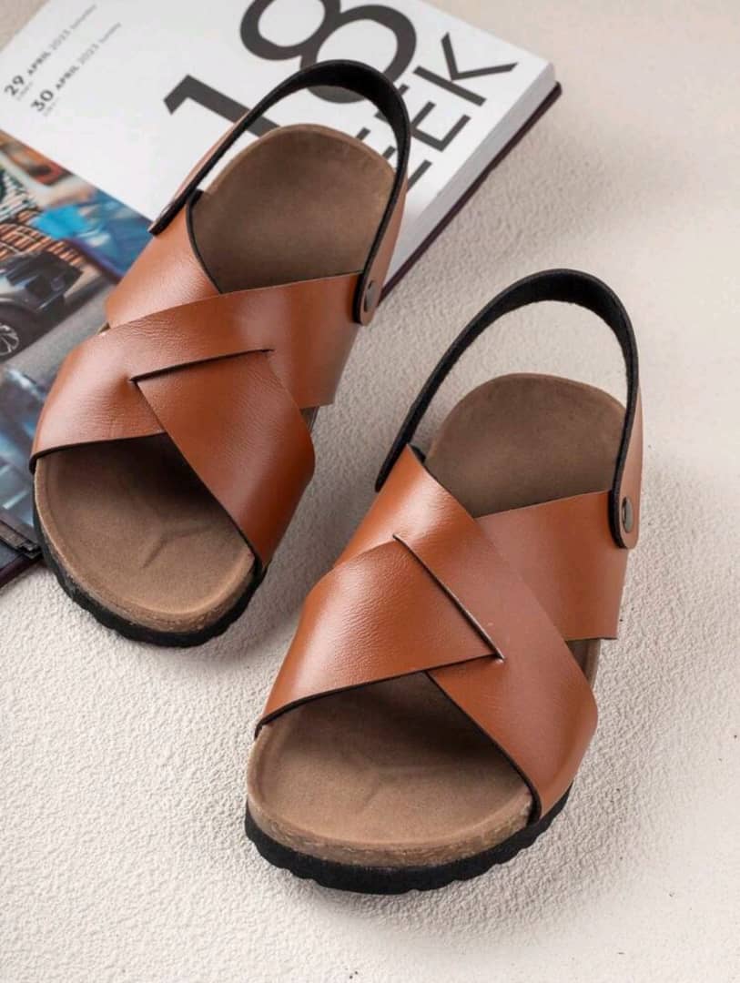 Boys Criss Cross Slingback Sandals For Outdoor