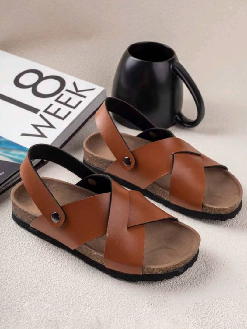 Boys Criss Cross Slingback Sandals For Outdoor