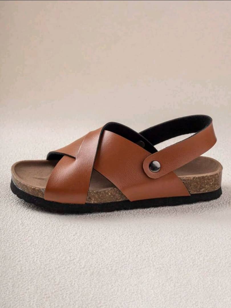 Boys Criss Cross Slingback Sandals For Outdoor