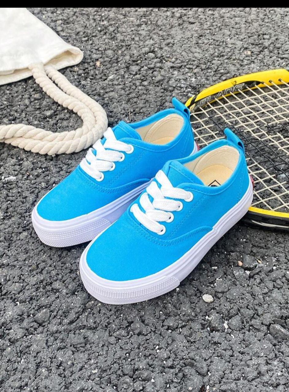 Children's Canvas Shoes, Spring/Autumn Korean Style Simple Boys' Girls' Shoes, Fashionable Low-Cut Casual Tied Athletic Shoes, Classic Canvas Shoes For Casual, Sports And Skateboarding