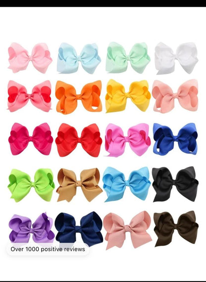 20pcs Girls' Multicolor Bubble Flower Hair Clips