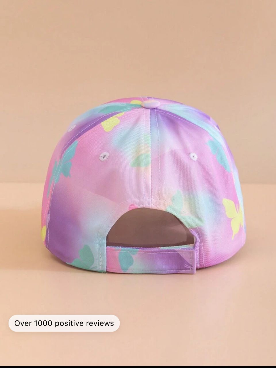 1pc Children's Butterfly Tie-Dye Baseball Cap