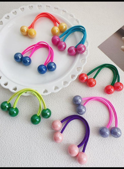 14pcs Colorful Hair Ties And Hairbands Set For Girls' Everyday Use