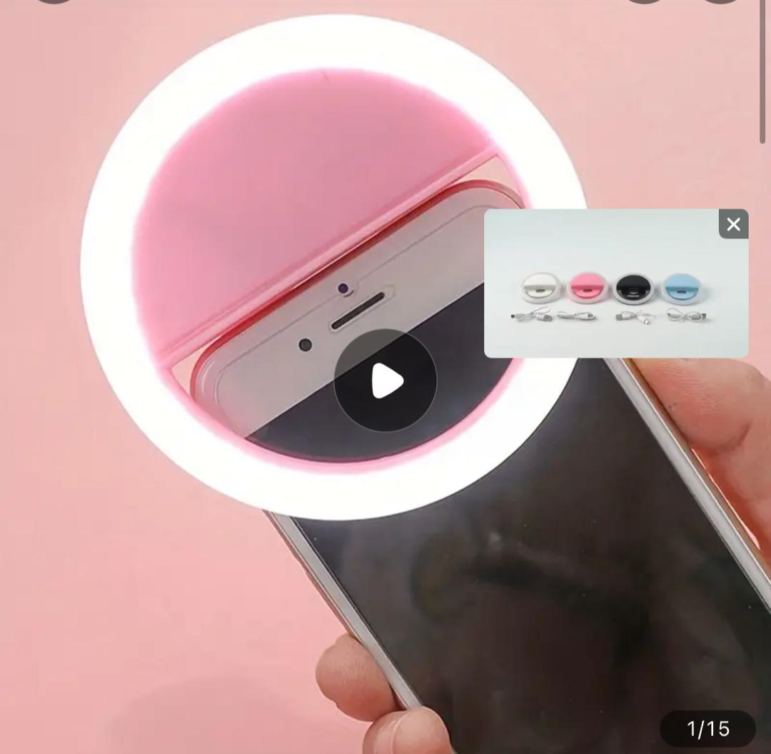 Led selfie ring light