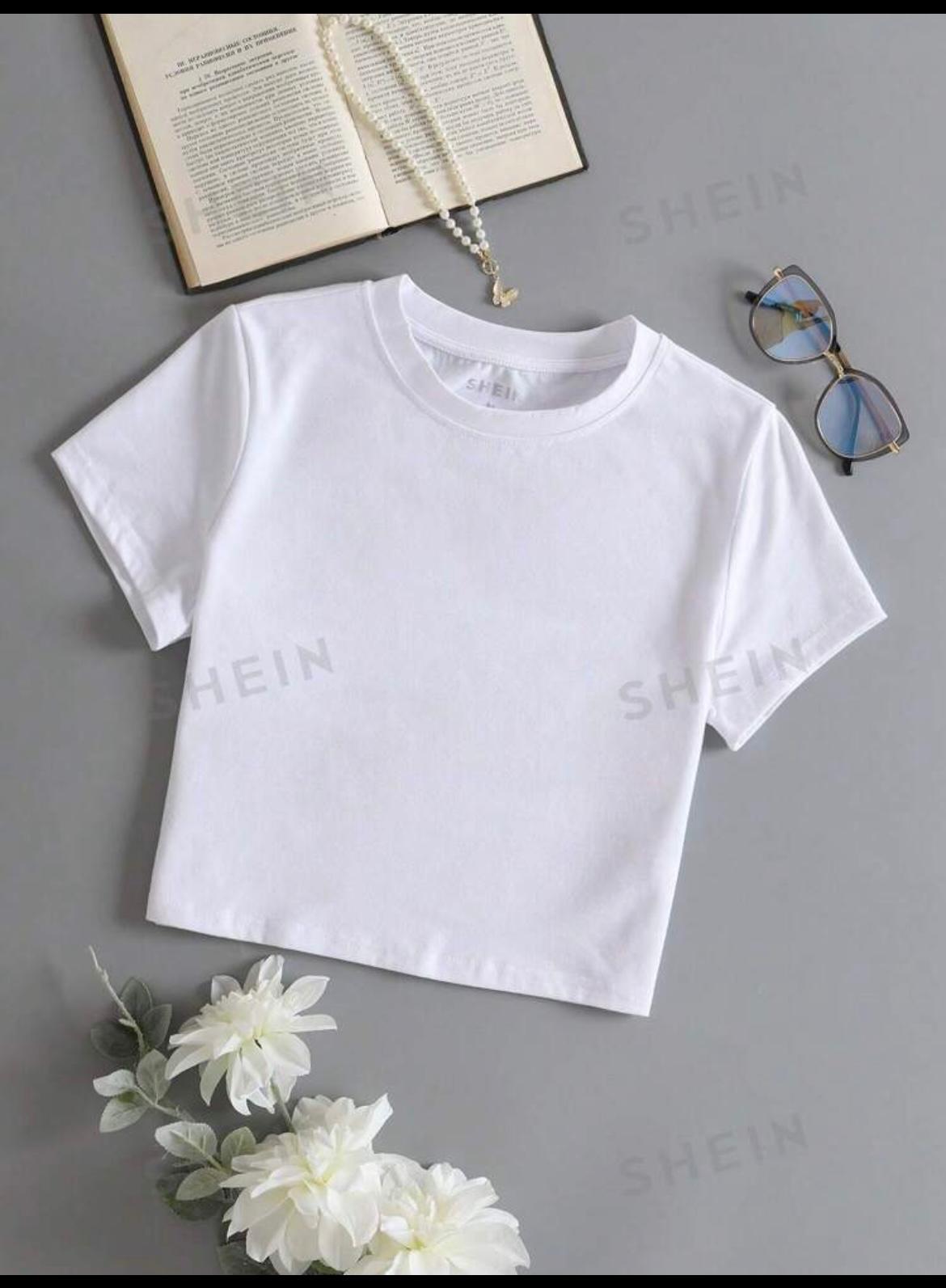 EZwear Solid Round Neck Tee