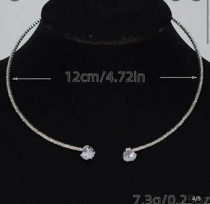 Collier en diamant élégante et fashionable