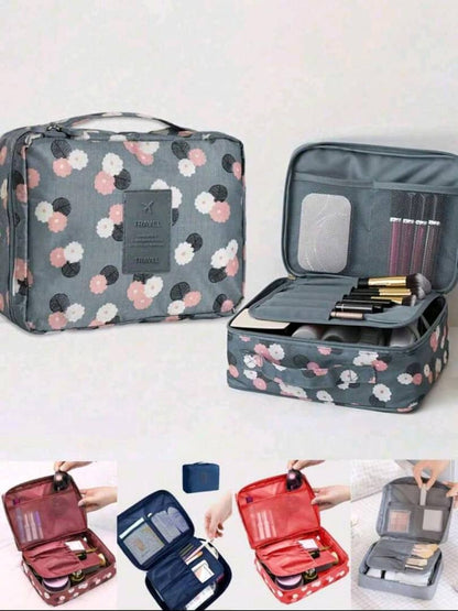 Travel Waterproof Toiletry Bag For Women's Makeup And Toiletries makeup brushes storage