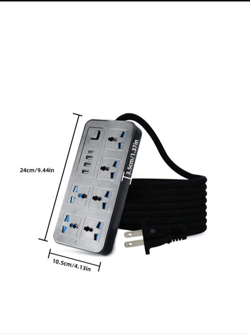 Circular Desktop Socket Home Creative With USB Plug Board, Porous Plug Converter,And Plug Board