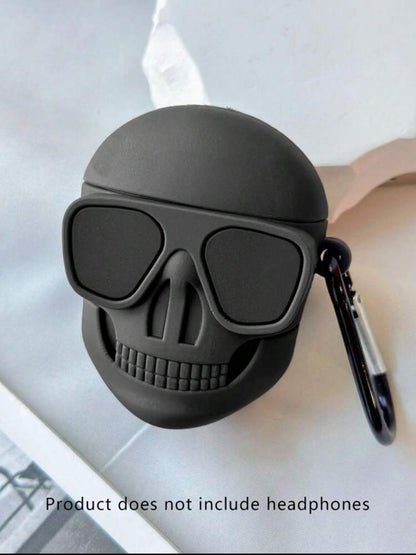 Funny Skeleton Design Case Compatible With AirPods Comptible With Airpods1/2 AirPods Pro Grunge