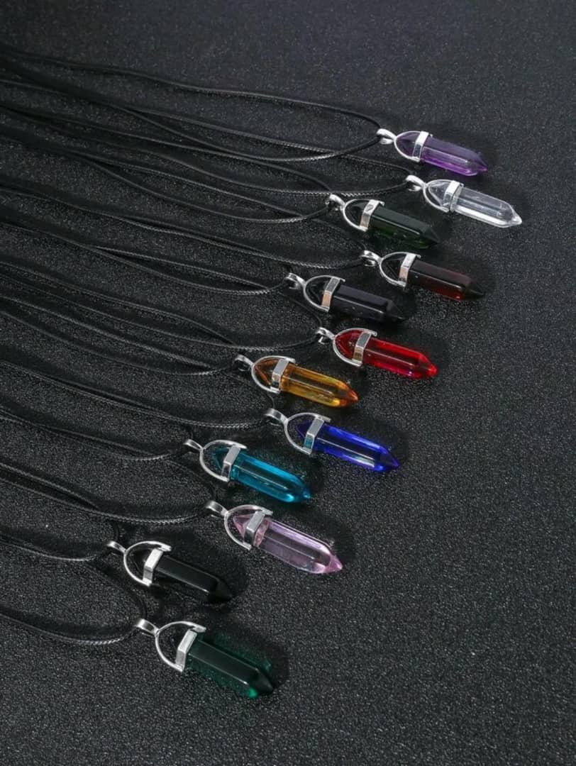 12pcs/set Fashionable Geometric Pendant Necklace For Men For Friend's Gift, For Jewelry Gift And Party