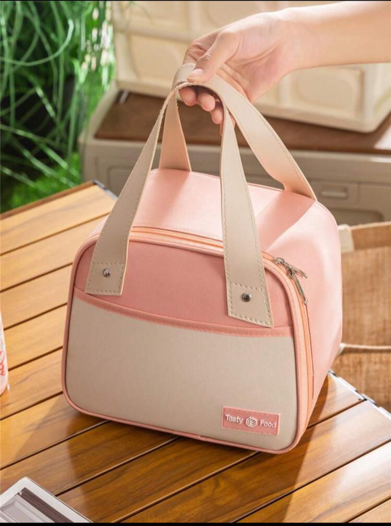 Cute And Simple Large-Capacity Insulated Lunch Bag, Suitable For Office Workers, Students And Picnics School Organizer Bags Teacher Storage Bags Classroom Bags Classroom Organizer Bag