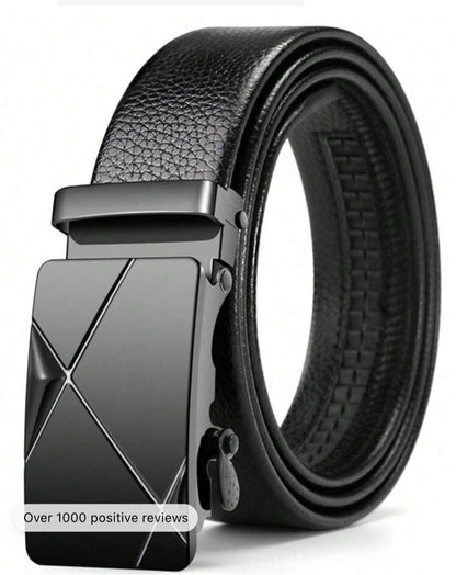 1pc Men Automatic Buckle Casual Belt For Daily Life Work