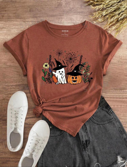 EZwear Halloween Print Tee