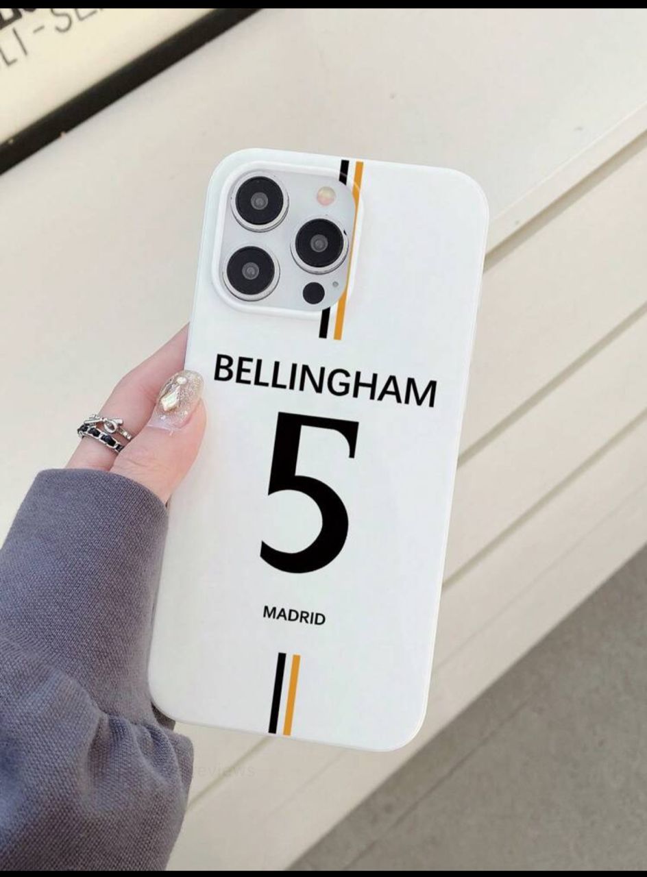 Euro Cup Phone Case, Football Jersey Phone Case, Soccer Phone Case, Madrid No.5 Phone Case, Madrid Jersey Phone Case, No.9 Jersey Phone Case, No.15 Jersey Phone Case, No.7 Jersey Phone Case, No.11 Jersey Phone Case, No.18 Jersey Phone Case, IPhone Case.