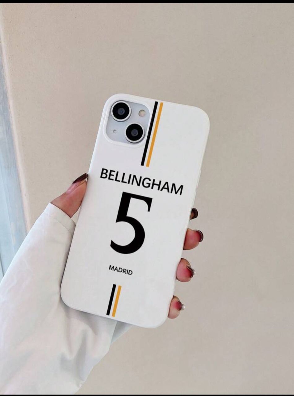 Euro Cup Phone Case, Football Jersey Phone Case, Soccer Phone Case, Madrid No.5 Phone Case, Madrid Jersey Phone Case, No.9 Jersey Phone Case, No.15 Jersey Phone Case, No.7 Jersey Phone Case, No.11 Jersey Phone Case, No.18 Jersey Phone Case, IPhone Case.